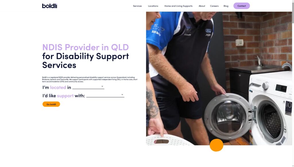 Boldli current website, captured 21 October 2026