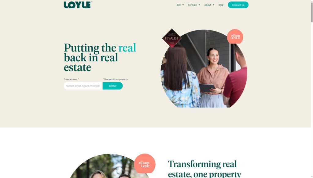 Loyle current website, captured 21 October 2026