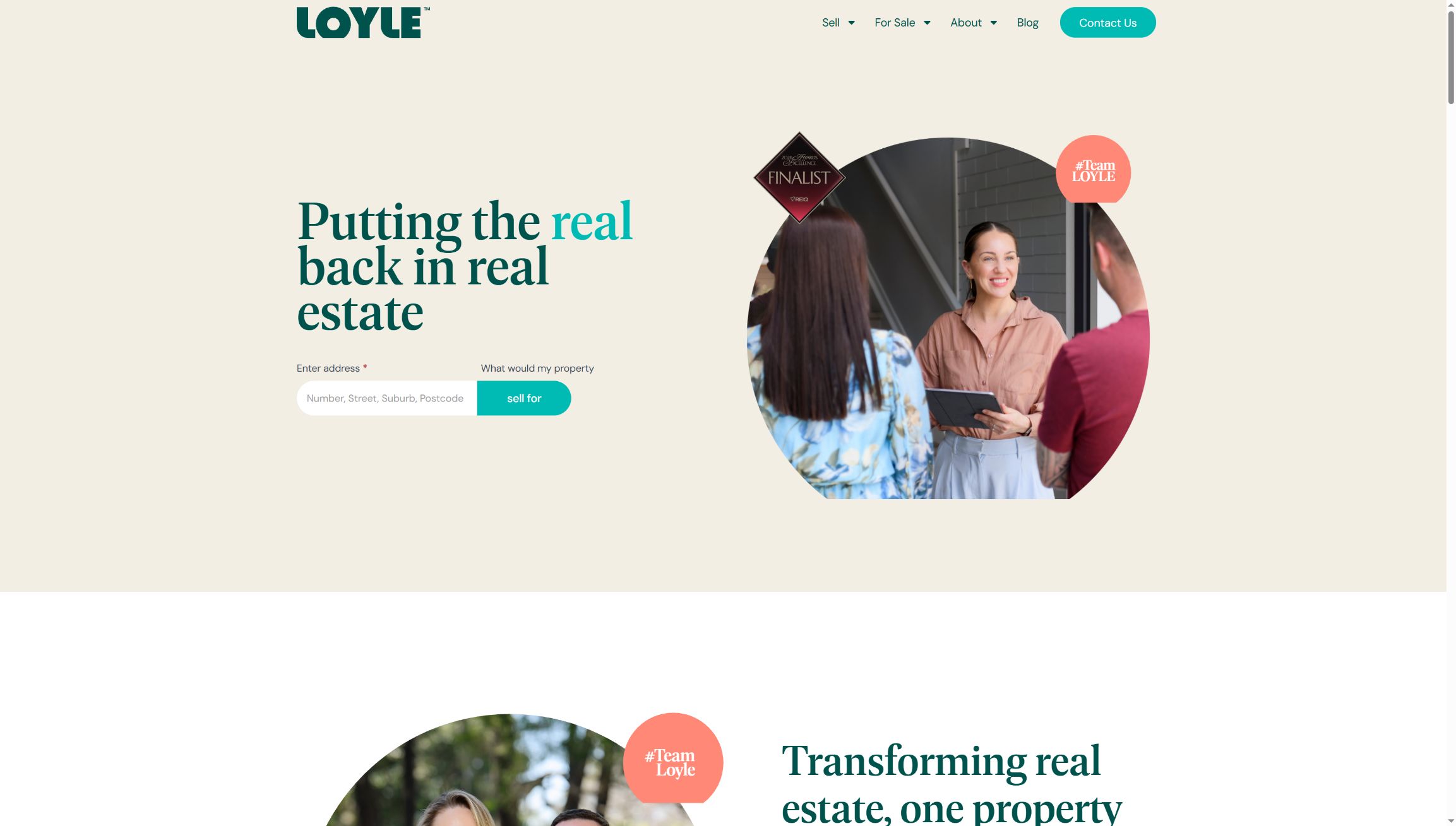 Loyle current website, captured 21 October 2026