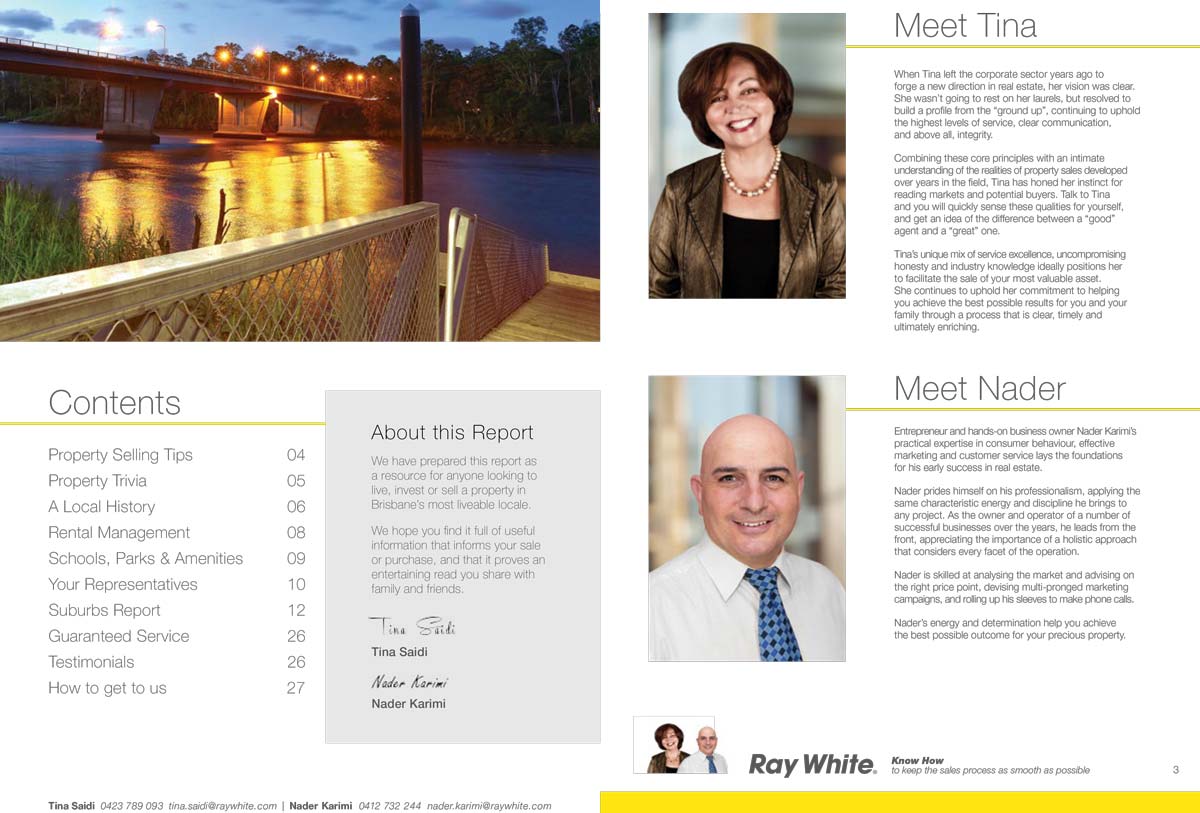 Ray White Centenary publication spread